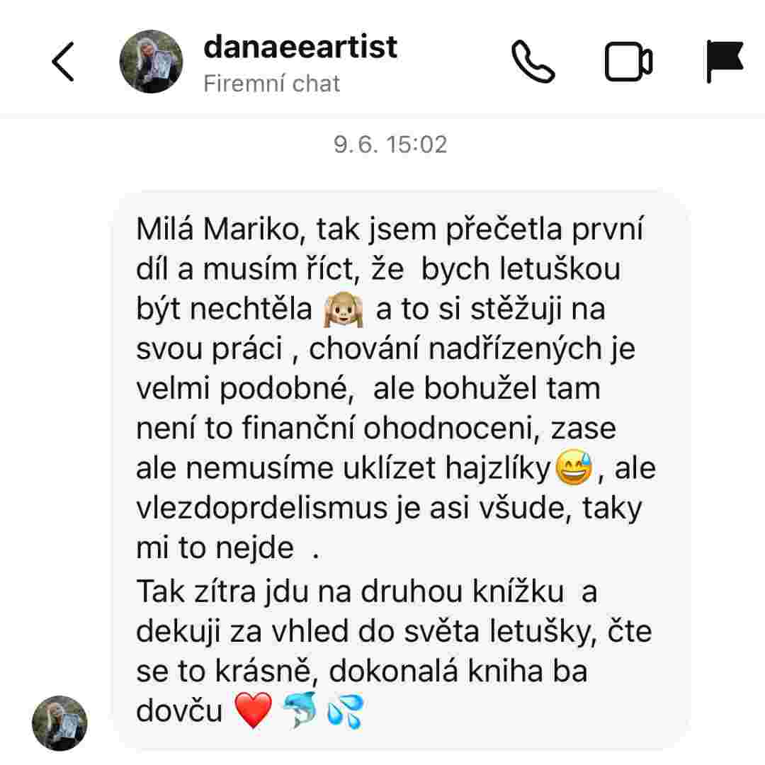 Médium o Deníku letušky