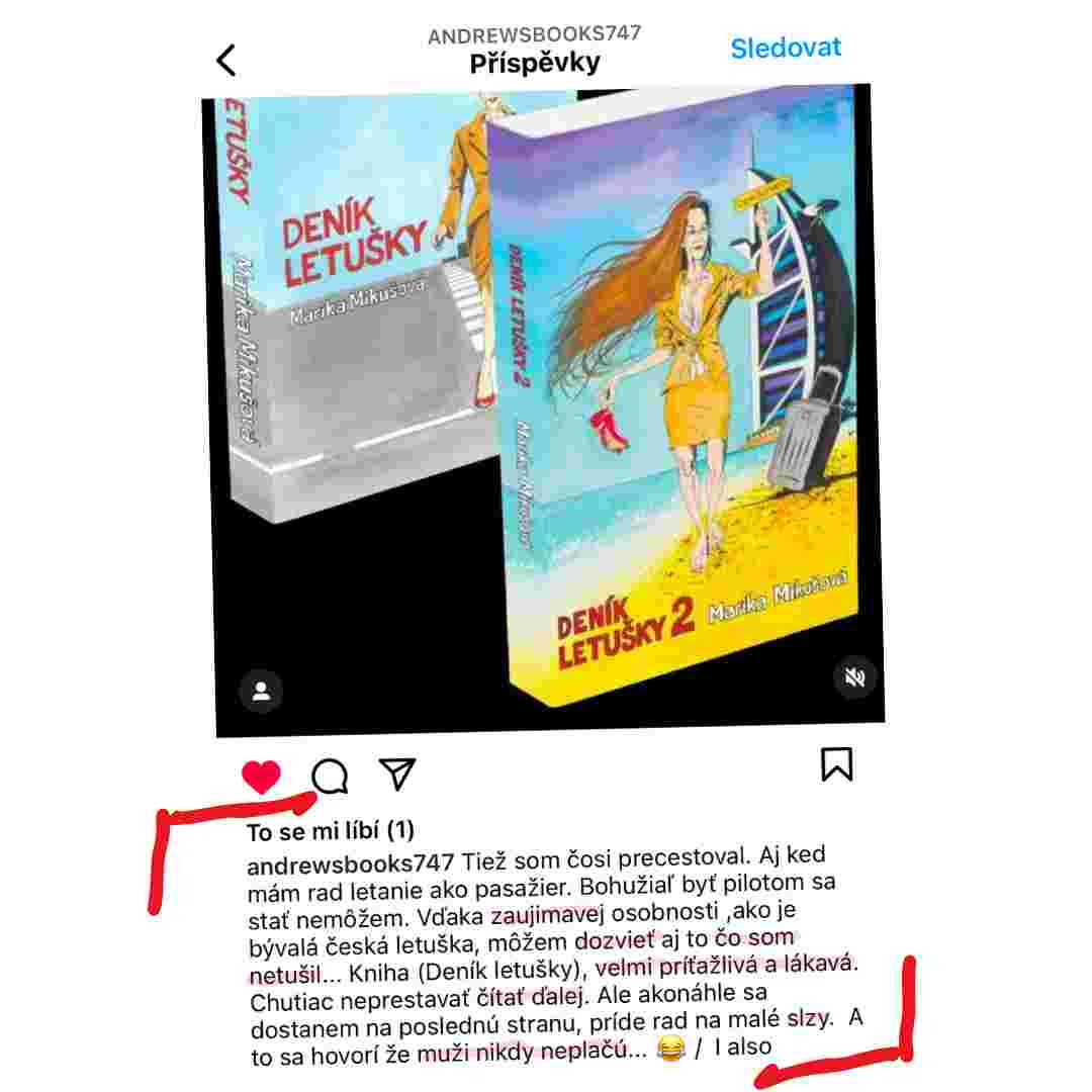 Médium o Deníku letušky