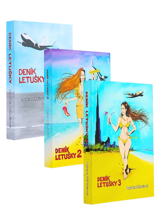 Deník letušky - trilogie knih Mariky Mikušové