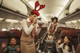 Jak letušky Emirates slaví Vánoce?